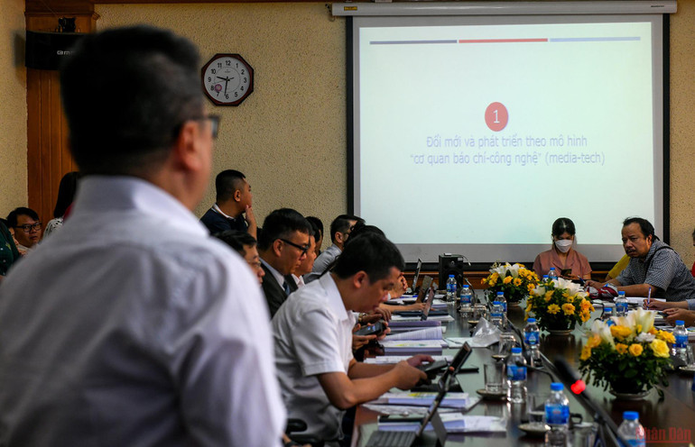 Những hình ảnh tại Hội thảo khoa học chuyển đổi số báo chí Việt Nam - Những vấn đề lý luận và thực tiễn -0