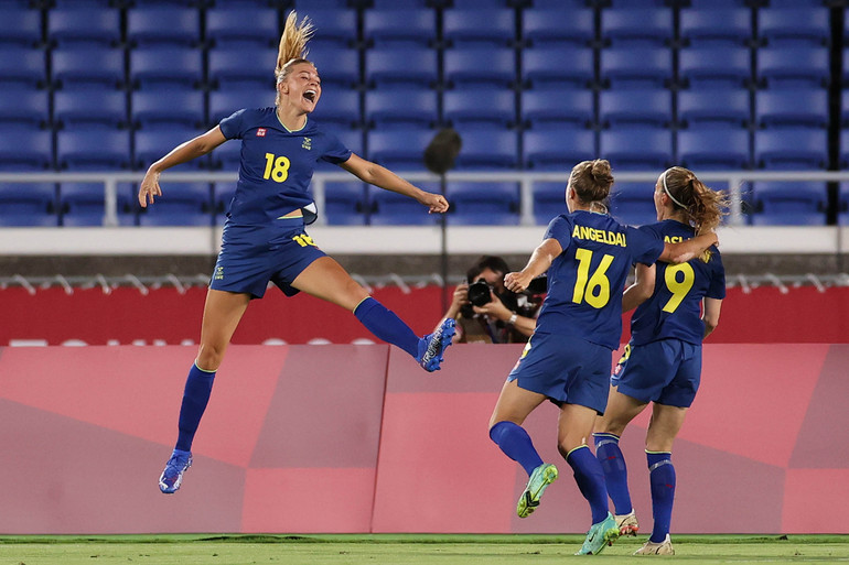 Chung kết bóng đá nữ Olympic: Thụy Điển đại chiến Canada -0