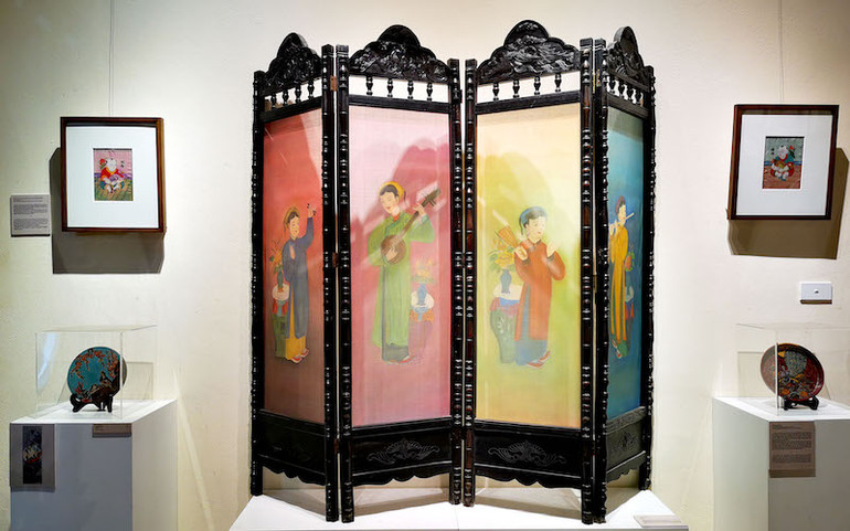 Nối dài truyền thống tranh Hàng Trống -0