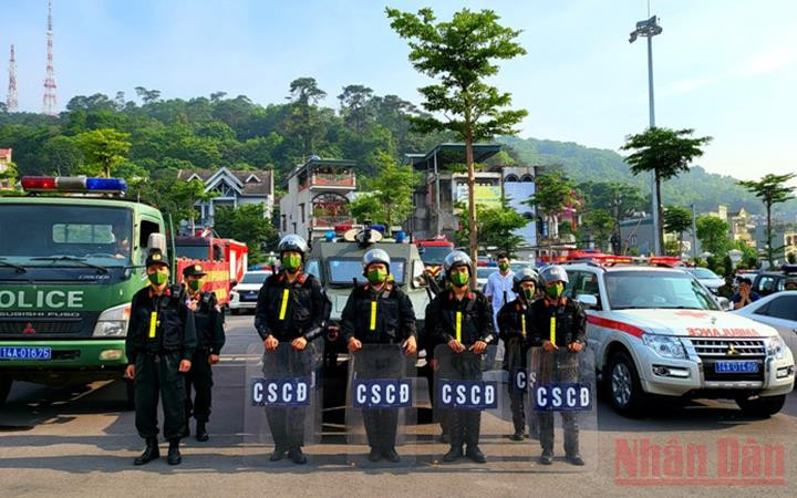 Công an Quảng Ninh ra quân bảo đảm an ninh trật tự cho SEA Games 31 -0