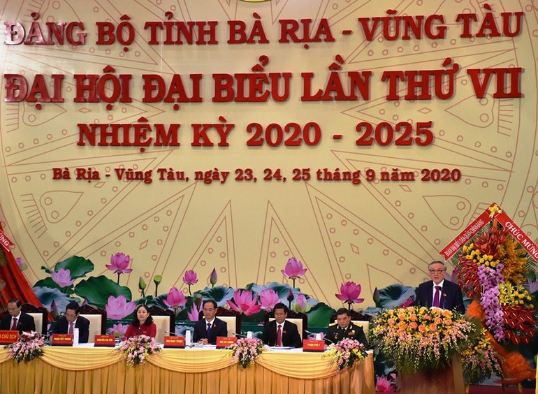Khai mạc Đại hội Đảng bộ tỉnh Bà Rịa - Vũng Tàu lần thứ 7 -0