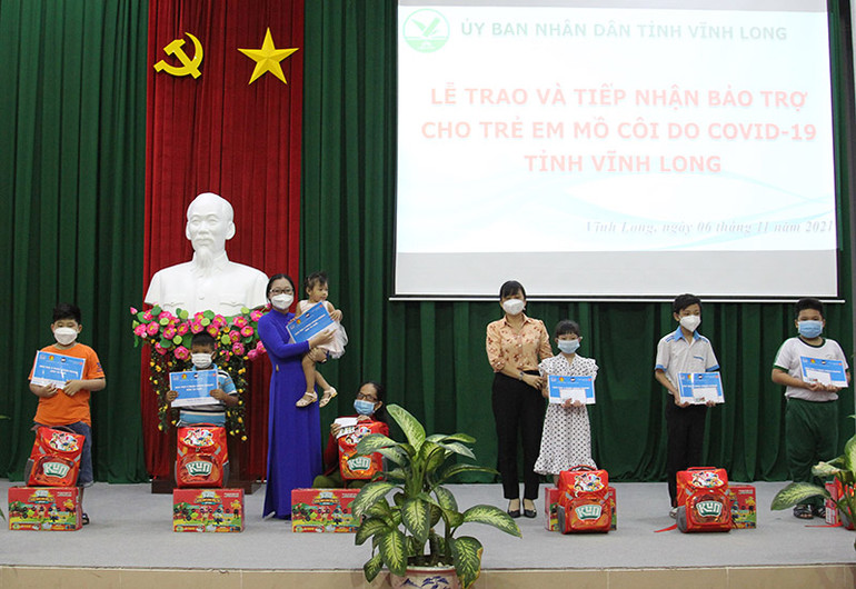 Vĩnh Long bảo trợ đến 18 tuổi cho 24 trẻ mồ côi do Covid-19 -0