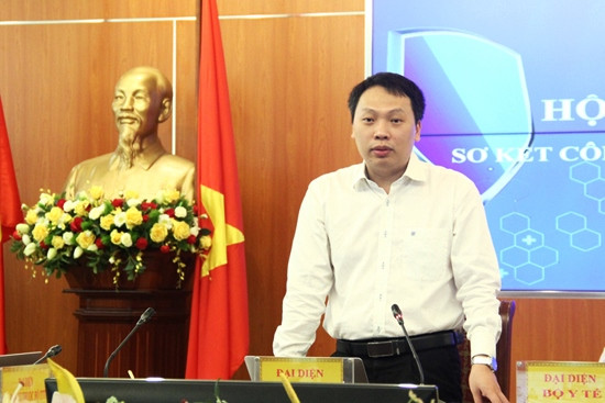 Cục trưởng Tin học hóa Nguyễn Huy Dũng phát biểu. Ứng dụng Bluezone sẽ được tích hợp thêm các tính năng trợ giúp y tế -0
