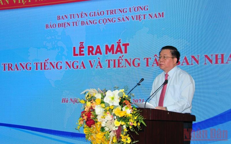 Báo điện tử Đảng Cộng sản Việt Nam ra mắt trang tiếng Nga và tiếng Tây Ban Nha -0