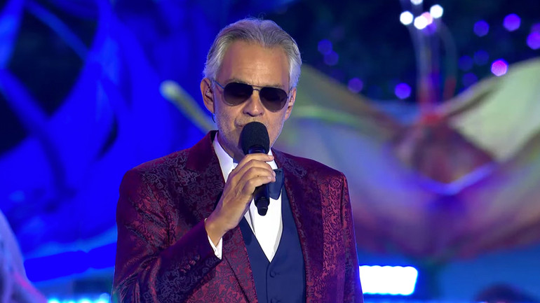 Danh ca opera gạo cội Andrea Bocelli. (Ảnh: EXPO 2020 Dubai) Expo 2020 Dubai: Diễn đàn lớn để quảng bá hình ảnh Việt Nam tới thế giới -1