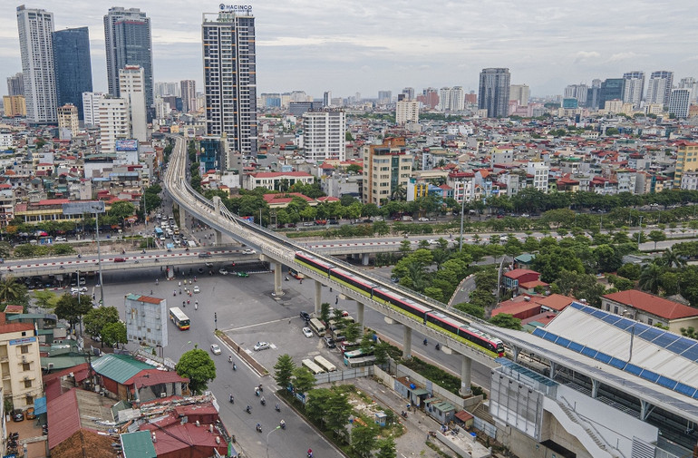 Chạy thử nghiệm tuyến đường sắt trên cao đoạn Nhổn – Cầu Giấy -0