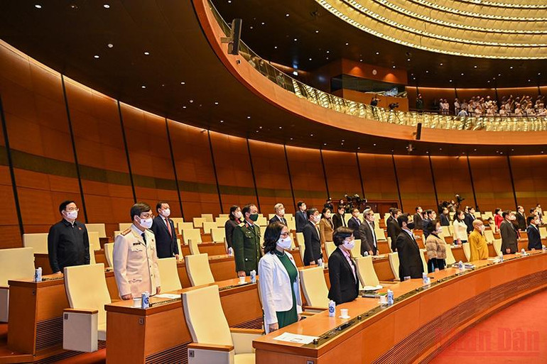 Bế mạc kỳ họp bất thường lần thứ nhất, Quốc hội khóa XV -0