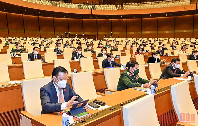 Bế mạc kỳ họp bất thường lần thứ nhất, Quốc hội khóa XV -0