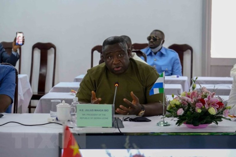 Tổng thống Sierra Leone và phu nhân kết thúc chuyến thăm Việt Nam -0