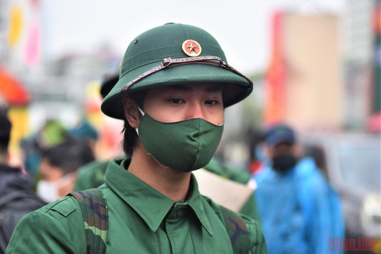 30 quận huyện, thị xã Hà Nội tổ chức lễ giao nhận quân năm 2022 -0