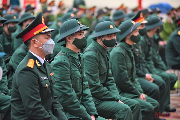 30 quận huyện, thị xã Hà Nội tổ chức lễ giao nhận quân năm 2022 -0