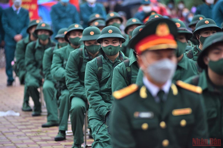 30 quận huyện, thị xã Hà Nội tổ chức lễ giao nhận quân năm 2022 -0