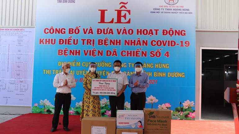 Bình Dương đưa Bệnh viện dã chiến số 4 vào hoạt động -0
