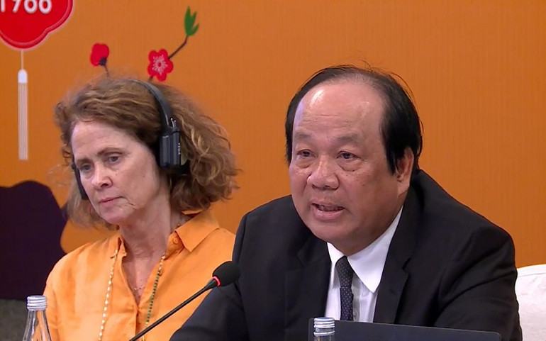Ông Mai Tiến Dũng, nguyên Bộ trưởng-Chủ nhiệm Văn phòng Chính phủ phát biểu tại hội nghị. Thực thi chính sách hiệu quả để Việt Nam trở thành quốc gia thu nhập cao vào năm 2045 -0