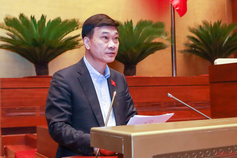 Chủ nhiệm Ủy ban Kinh tế của Quốc hội Vũ Hồng Thanh. (Ảnh: LINH NGUYÊN) Đã xử lý được hơn 380 nghìn tỷ đồng nợ xấu theo Nghị quyết 42 -0