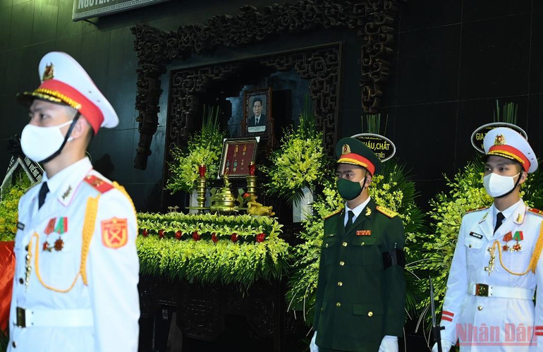 Cử hành trọng thể lễ tang đồng chí Nguyễn Côn ảnh 3 Cử hành trọng thể lễ tang đồng chí Nguyễn Côn -0