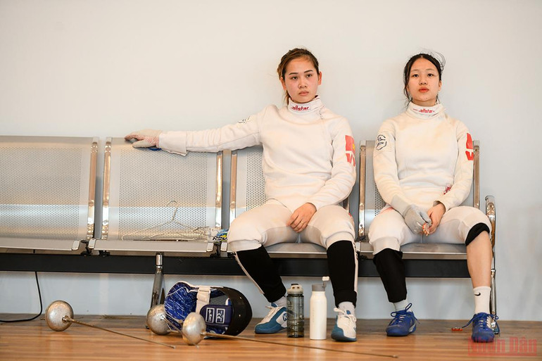 Một ngày của đội tuyển đấu kiếm Việt Nam -0