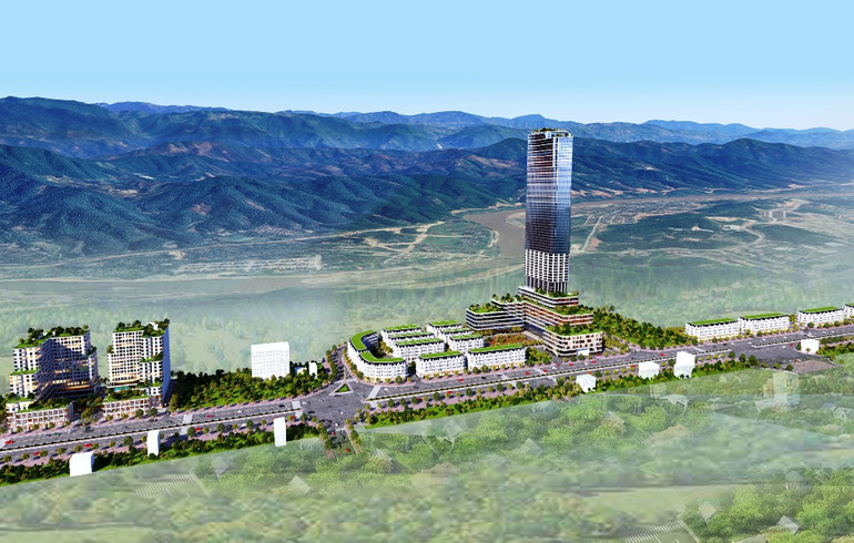 Lào Cai khởi công xây tòa tháp cao nhất vùng Tây Bắc -0