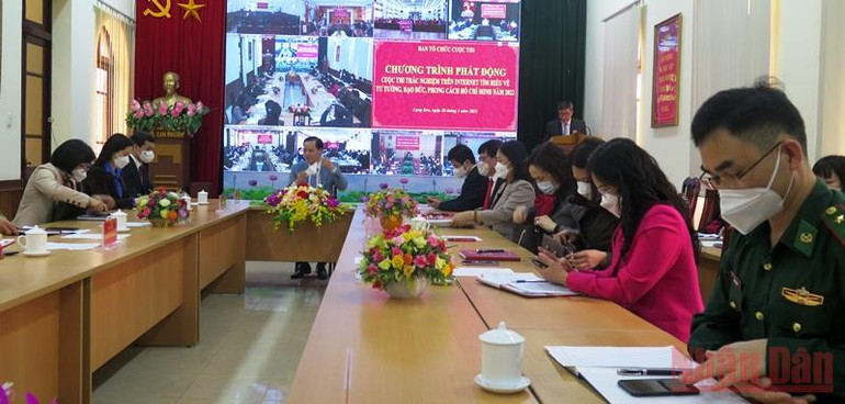 Lạng Sơn phát động thi tìm hiểu về tư tưởng, đạo đức, phong cách Hồ Chí Minh -0