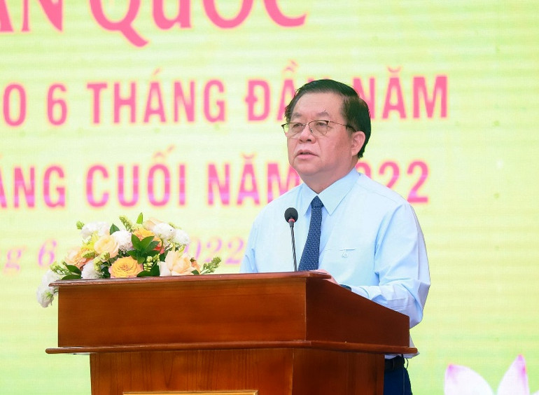 Đồng chí Nguyễn Trọng Nghĩa, Bí thư Trung ương Đảng, Trưởng Ban Tuyên giáo Trung ương phát biểu chỉ đạo, kết luận hội nghị. Ban Tuyên giáo Trung ương triển khai nhiệm vụ 6 tháng cuối năm 2022 -0