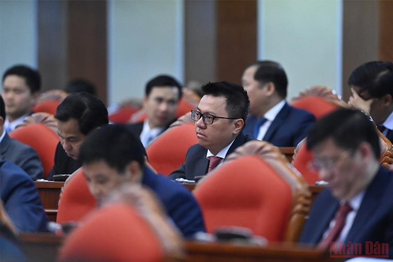 Hình ảnh khai mạc Hội nghị lần thứ năm Ban Chấp hành Trung ương Đảng Cộng sản Việt Nam khóa XIII -0