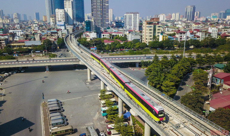 Ngày 6/12, vận hành thử đoàn tàu Nhổn - ga Hà Nội ở tốc độ tối đa -1