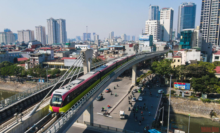 Ngày 6/12, vận hành thử đoàn tàu Nhổn - ga Hà Nội ở tốc độ tối đa -0