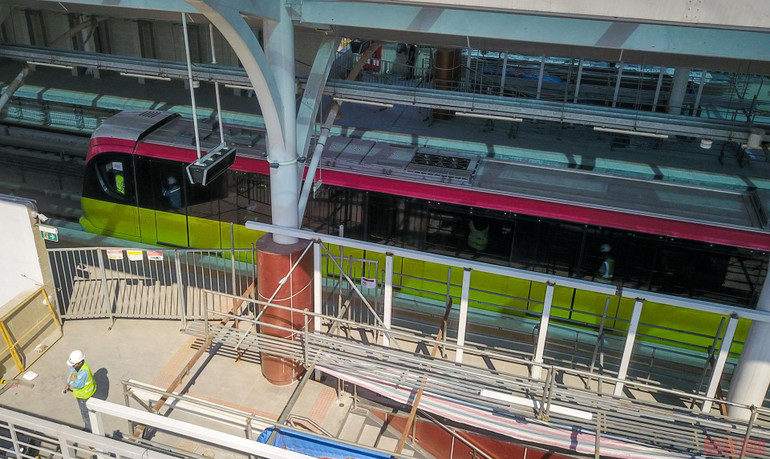 Ngày 6/12, vận hành thử đoàn tàu Nhổn - ga Hà Nội ở tốc độ tối đa -0