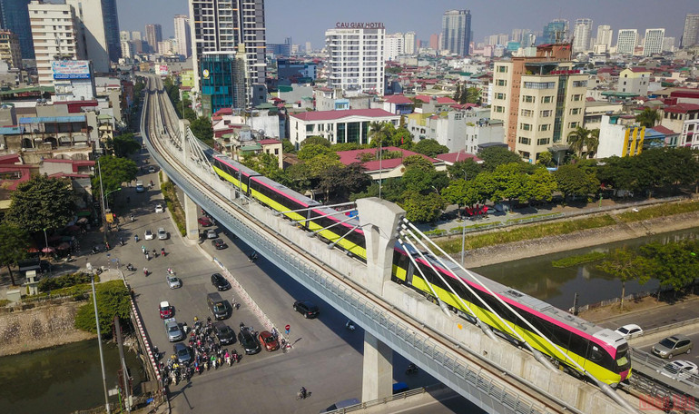 Ngày 6/12, vận hành thử đoàn tàu Nhổn - ga Hà Nội ở tốc độ tối đa -0