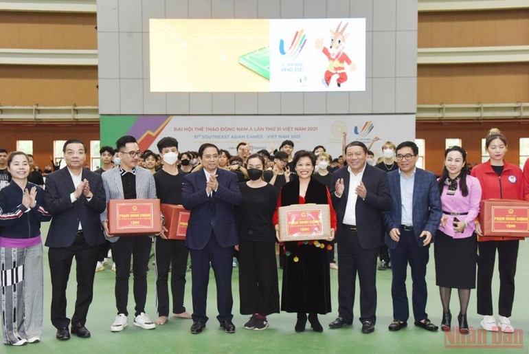 Hình ảnh: Thủ tướng động viên đoàn thể thao Việt Nam, kiểm tra công tác chuẩn bị SEA Games 31 -0