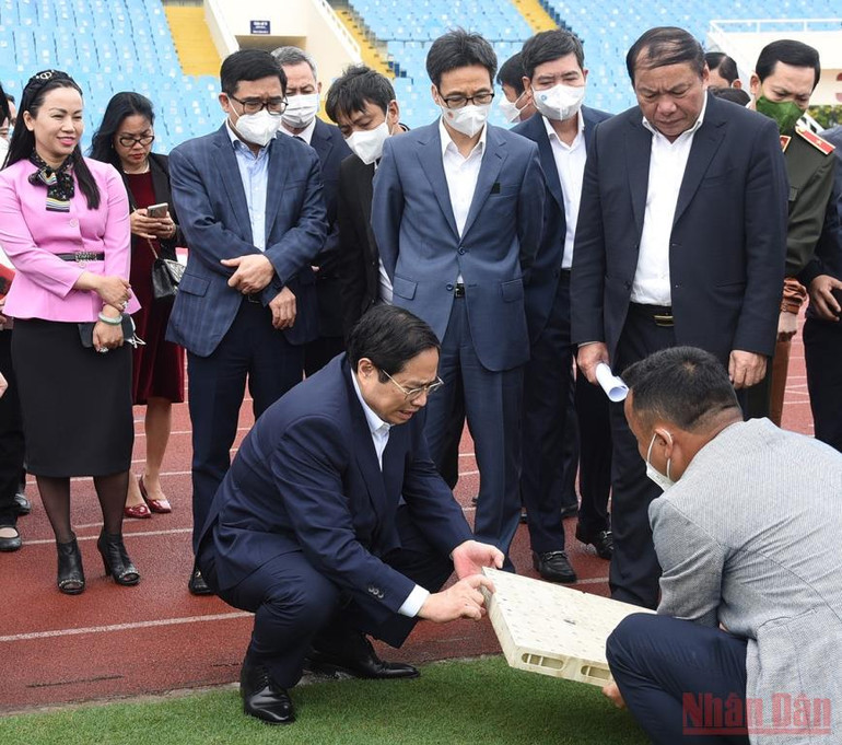 Hình ảnh: Thủ tướng động viên đoàn thể thao Việt Nam, kiểm tra công tác chuẩn bị SEA Games 31 -0