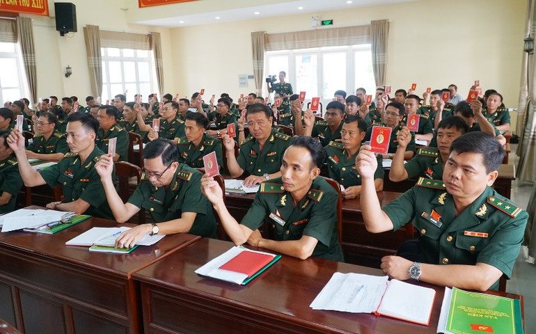 Đại hội đại biểu Đảng bộ BĐBP tỉnh Sóc Trăng -0