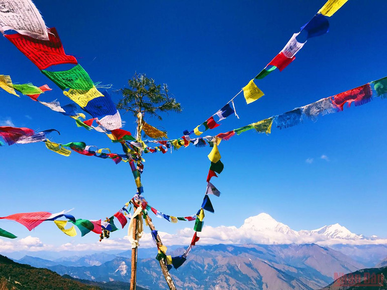 Sắc thu rực rỡ ở Nepal -1