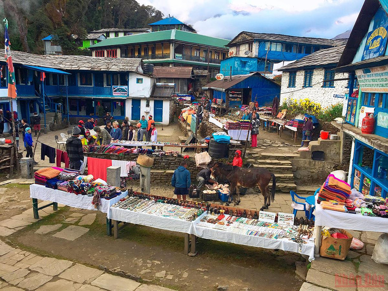 Sắc thu rực rỡ ở Nepal -2