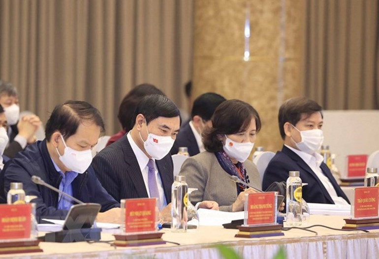 (Hình ảnh) Chủ tịch nước chủ trì hội thảo về Nhà nước pháp quyền xã hội chủ nghĩa -0