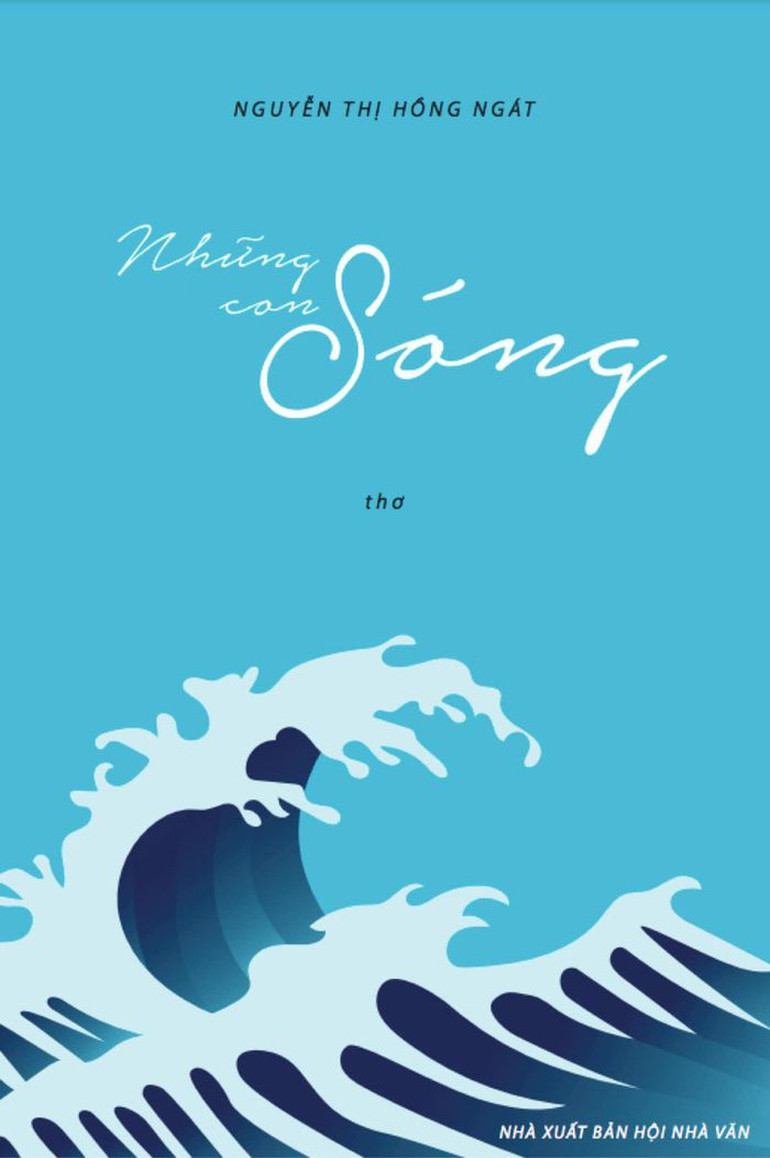 Bìa tập thơ. Ra mắt tập thơ “Những con sóng” -0
