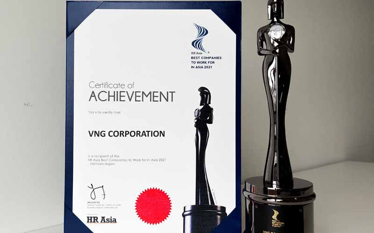 VNG được vinh danh “Nơi làm việc tốt nhất châu Á” năm 2021. VNG trở thành “Nơi làm việc tốt nhất Châu Á” -0