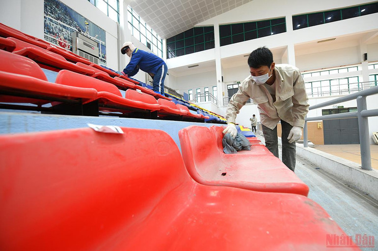 Hà Nội: Các nhà thi đấu, sân vận động gấp rút chuẩn bị cho SEA Games 31 -0