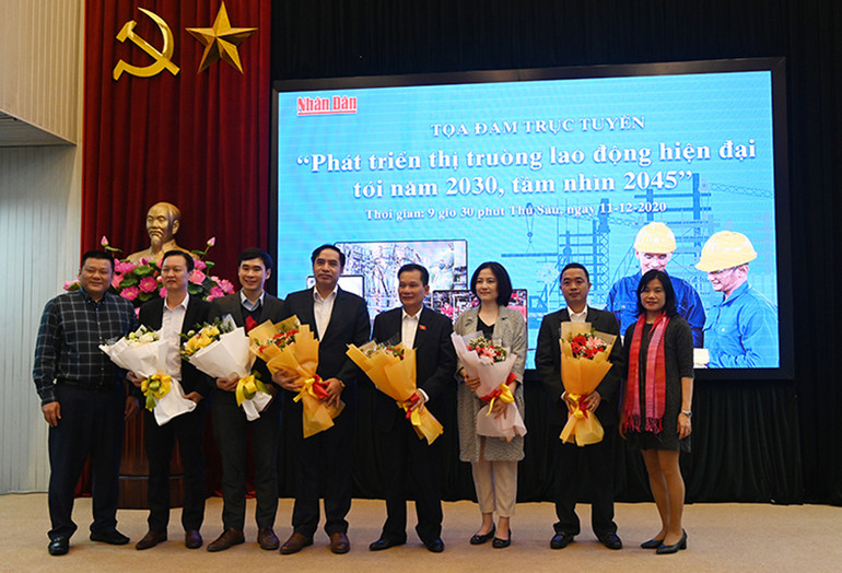 Tọa đàm trực tuyến “Phát triển thị trường lao động hiện đại tới năm 2030, tầm nhìn 2045” -0