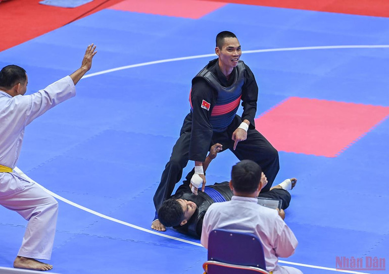 Thu Nghĩa, Đình Nam mang về Huy chương Vàng cho Pencak Silat -5