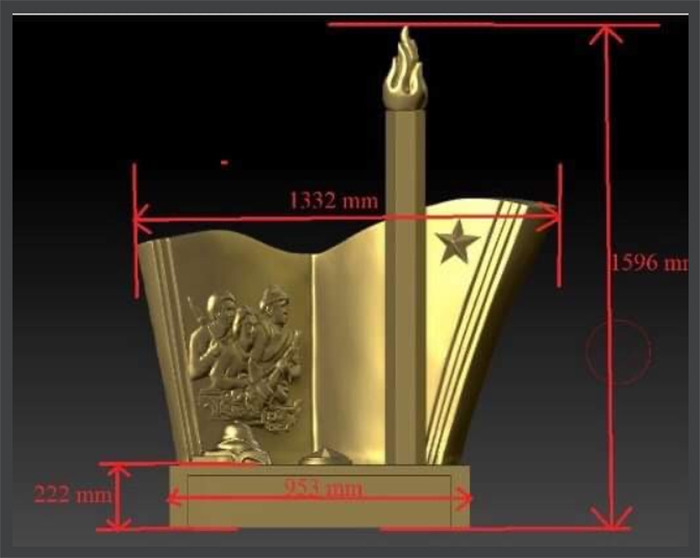 Dựng Đài kỷ niệm sự kiện xếp bút nghiên ra trận -0