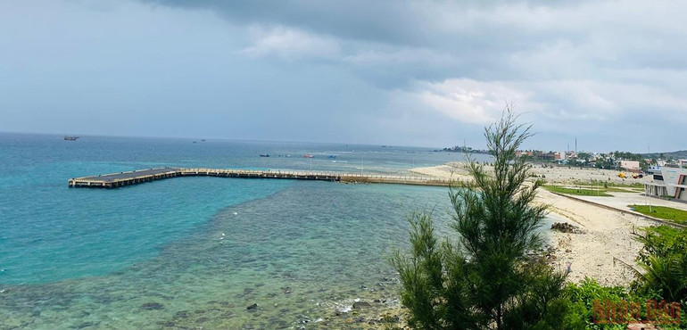 Quảng Ngãi: Khai thác thử nghiệm cảng Bến Đình ở huyện đảo Lý Sơn -1