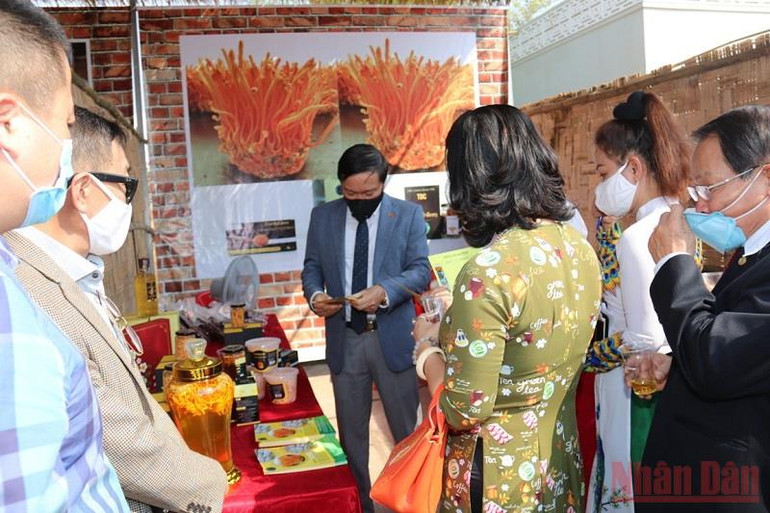 Khai mạc Hội chợ Xuân Nhâm Dần 2022 tại Lào -0