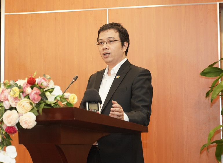Ông Nguyễn Ngọc Minh, Phó Tổng giám đốc Công ty TNHH FPT Smart Cloud. Ra mắt Nền tảng trí tuệ nhân tạo toàn diện FPT.AI -0