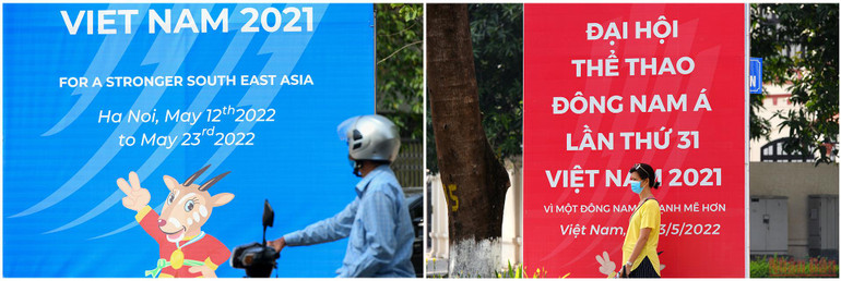 Đường phố Hà Nội trang hoàng chào đón SEA Games 31 -0