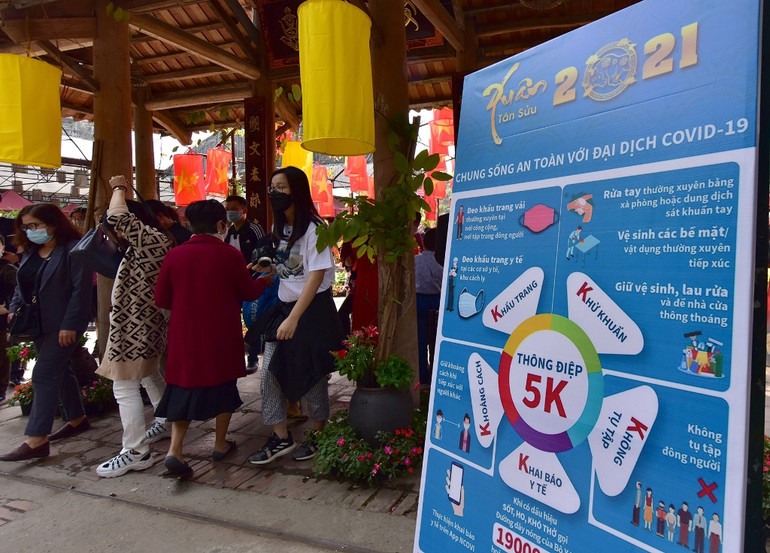 Hội Xuân Văn Miếu thực hiện nghiêm quy định phòng dịch -0