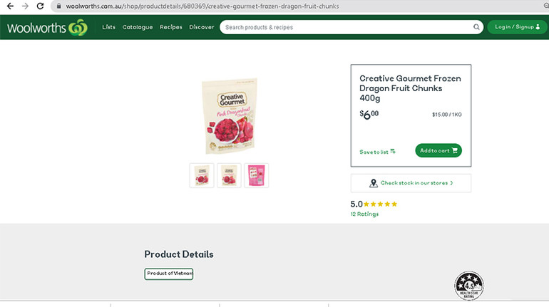 Thanh Long Việt Nam được khách hàng Úc đánh giá cao -0