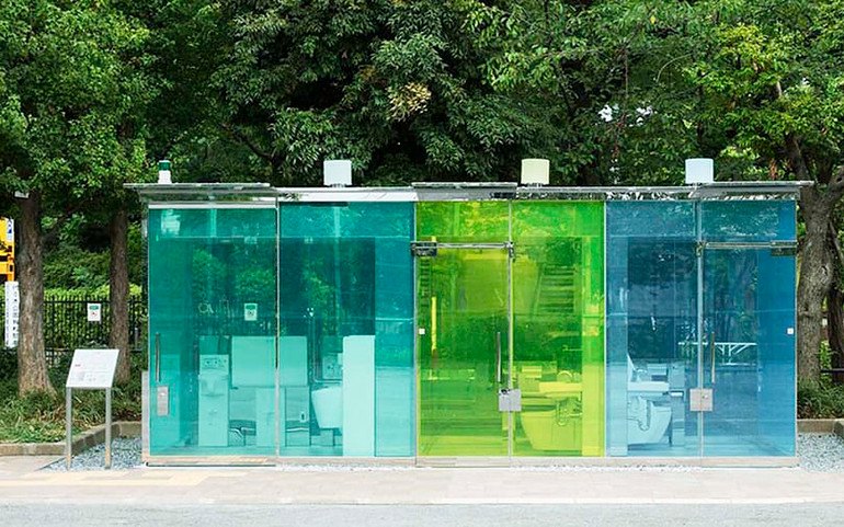 Nhà vệ sinh xuyên thấu gây tò mò ở Tokyo -0