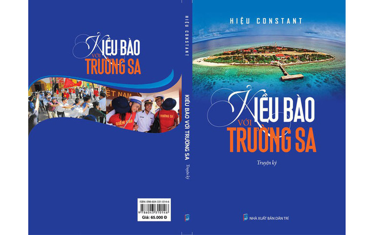 Bìa cuốn sách “Kiều bào với Trường Sa”. TS5-1626409195866.jpg