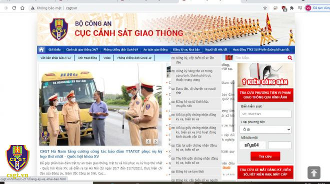 Từ 21/7, người dân có thể làm thủ tục đăng ký, khai báo phương tiện trực tuyến -0